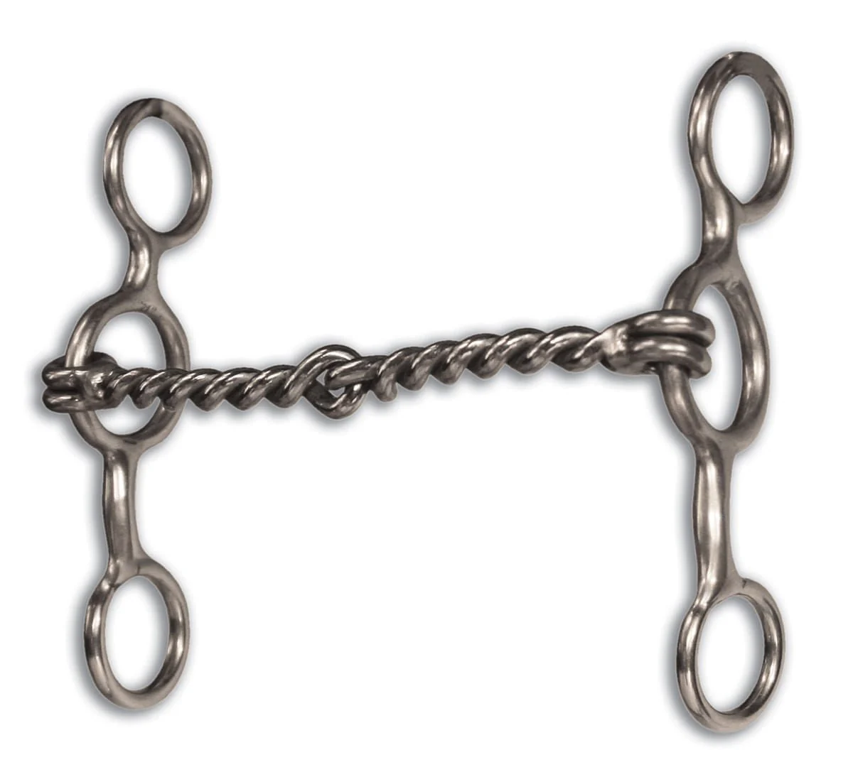 Equisential Performance Short Shank Bit, Twisted Wire Snaffle - Pet's Shop