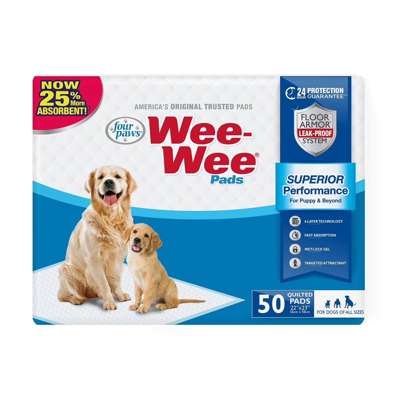 Wee-Wee Superior Performance Dog Pee Pads - Pet's Shop
