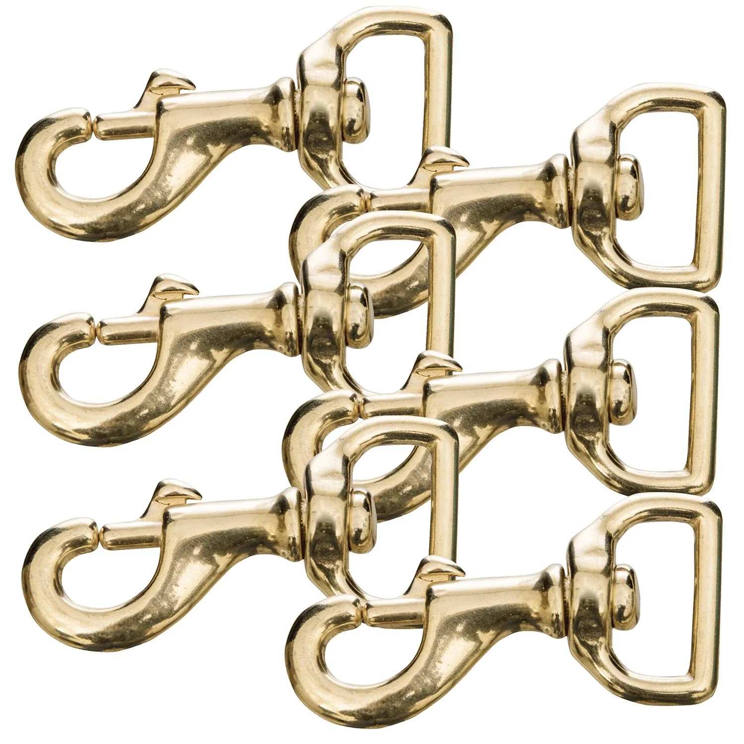 Brass-Plated Bolt Snap Packs - Pet's Shop