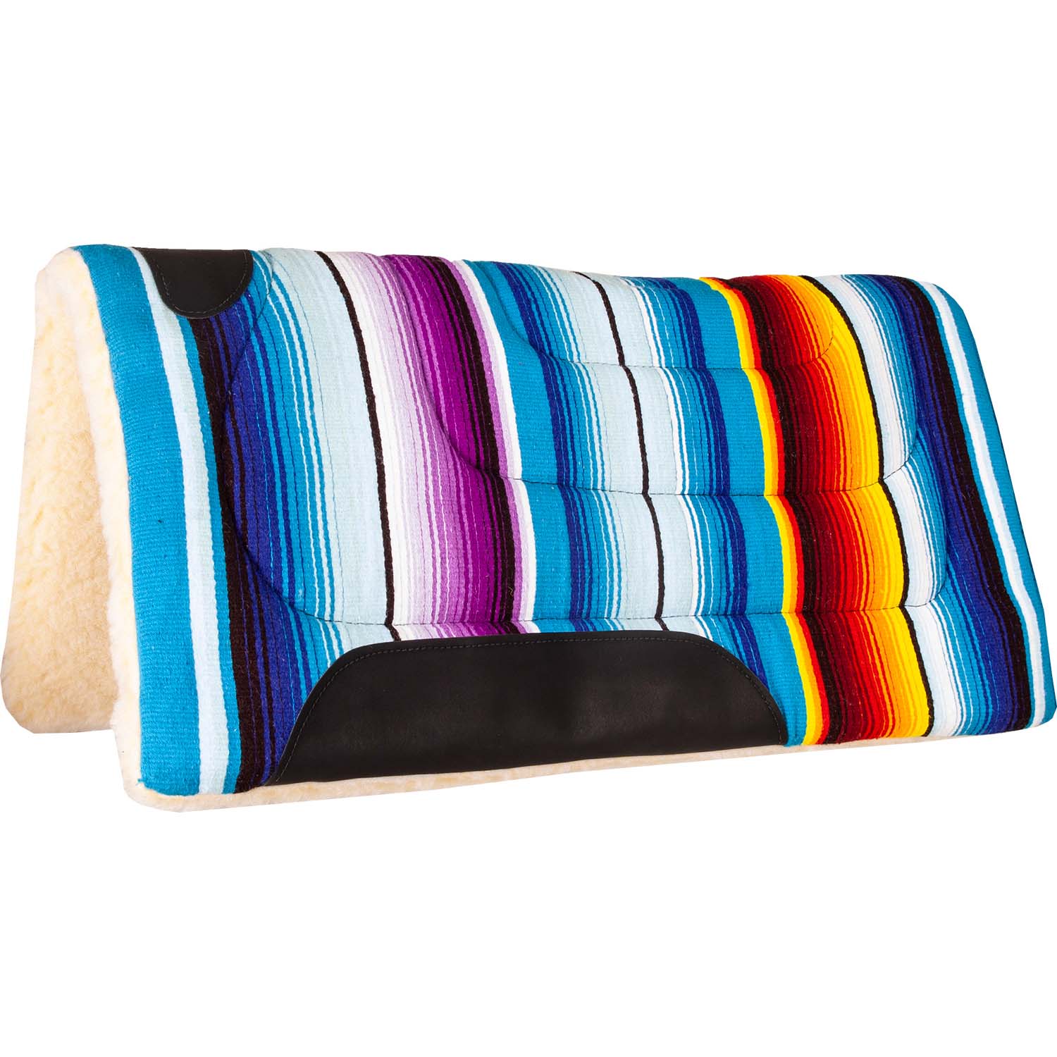 Serape Fleece Bottom Saddle Pad, 32