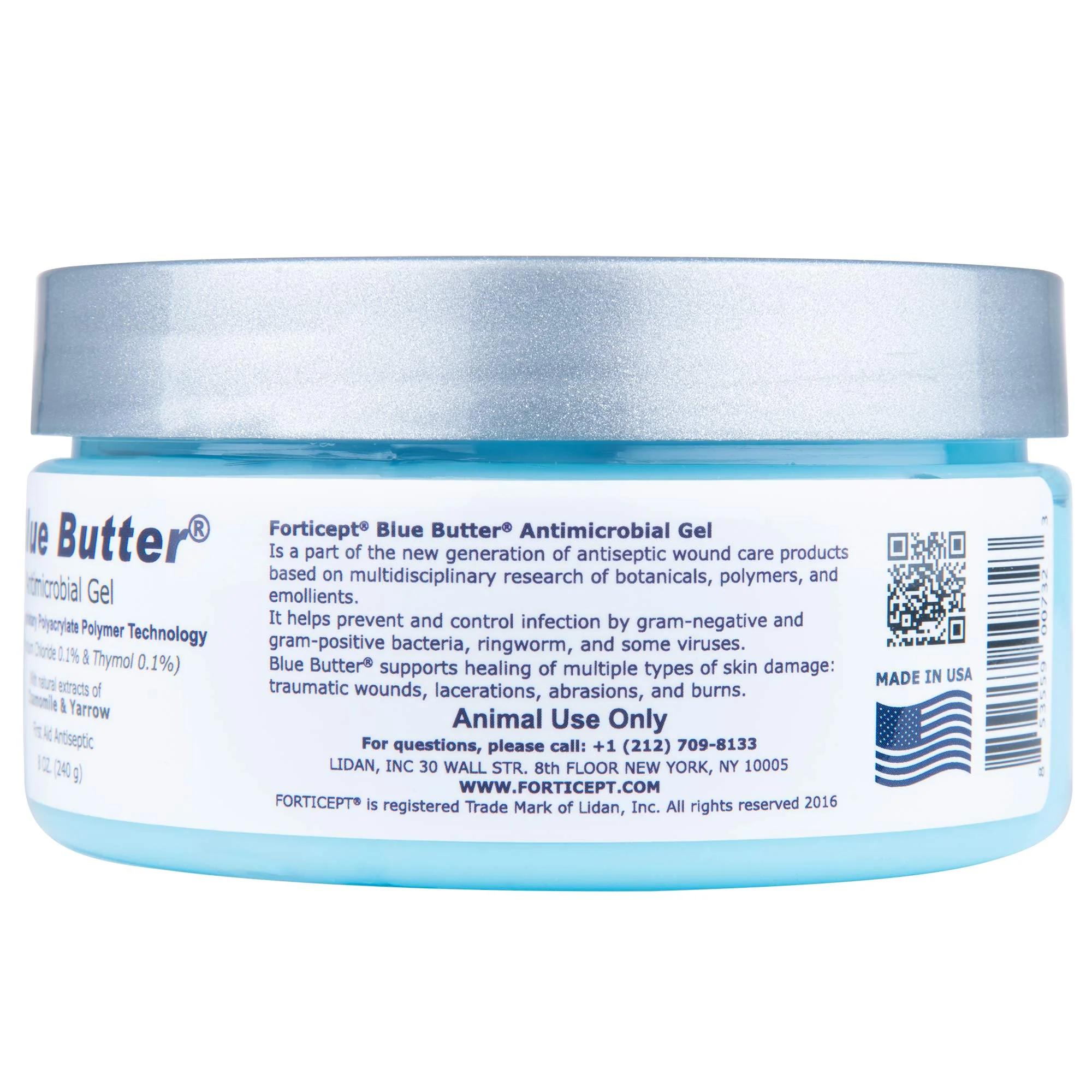 Forticept Blue Butter Antimicrobial Healing Gel for Dogs & Cats - Pet's Shop