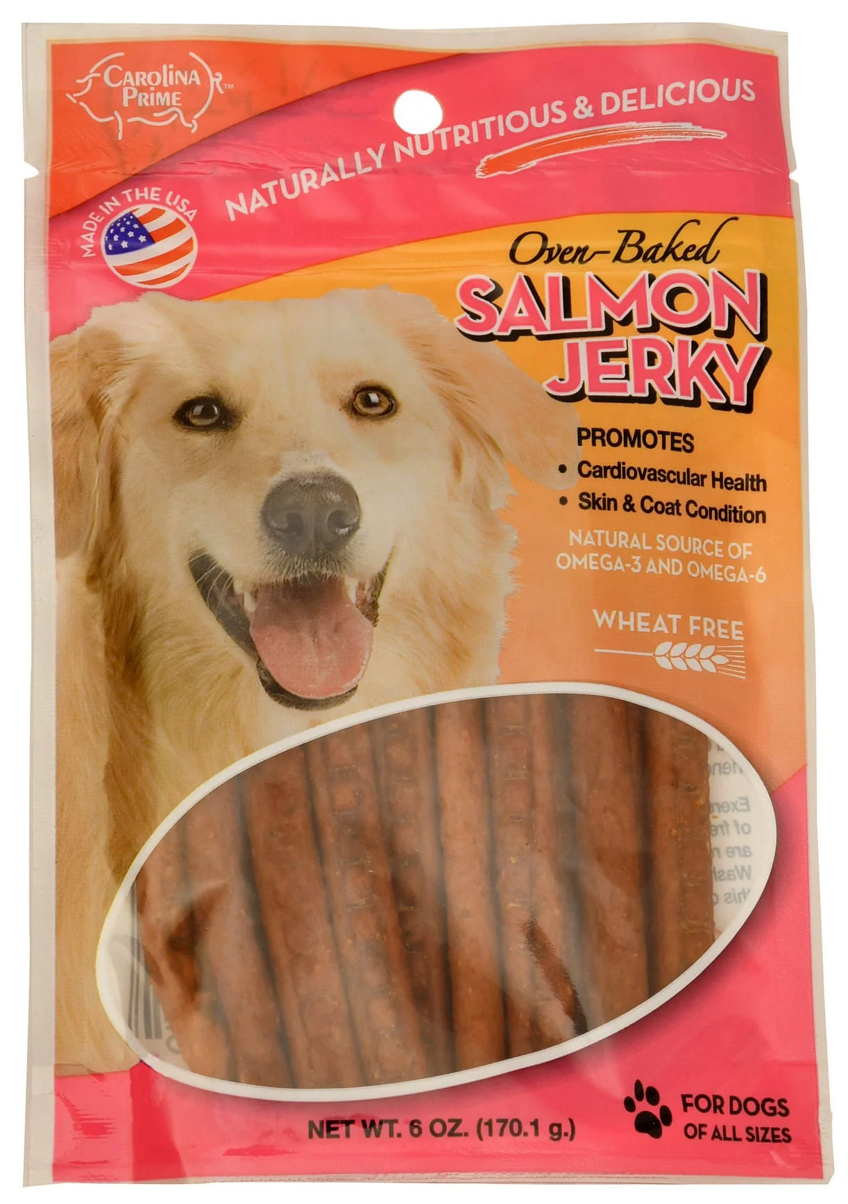 Carolina Prime Oven Baked Salmon Jerky - Pet's Shop