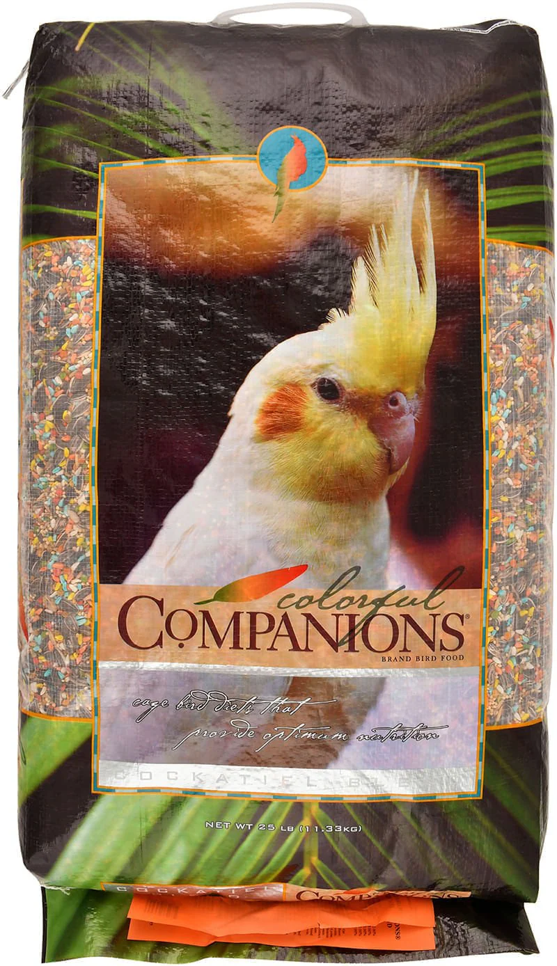 Colorful Companions Cockatiel Blend, 25 lbs - Pet's Shop