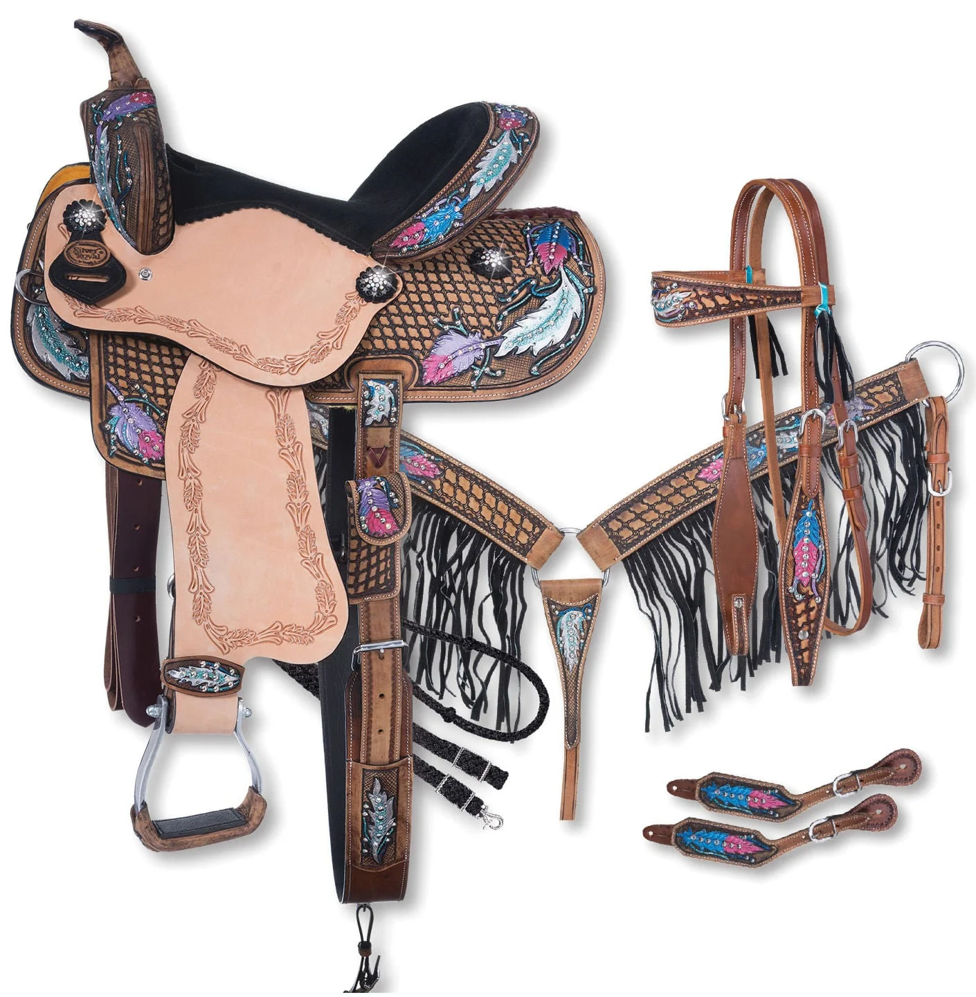 Tough1 Silver Royal Delilah Saddle & Tack Collection - Pet's Shop