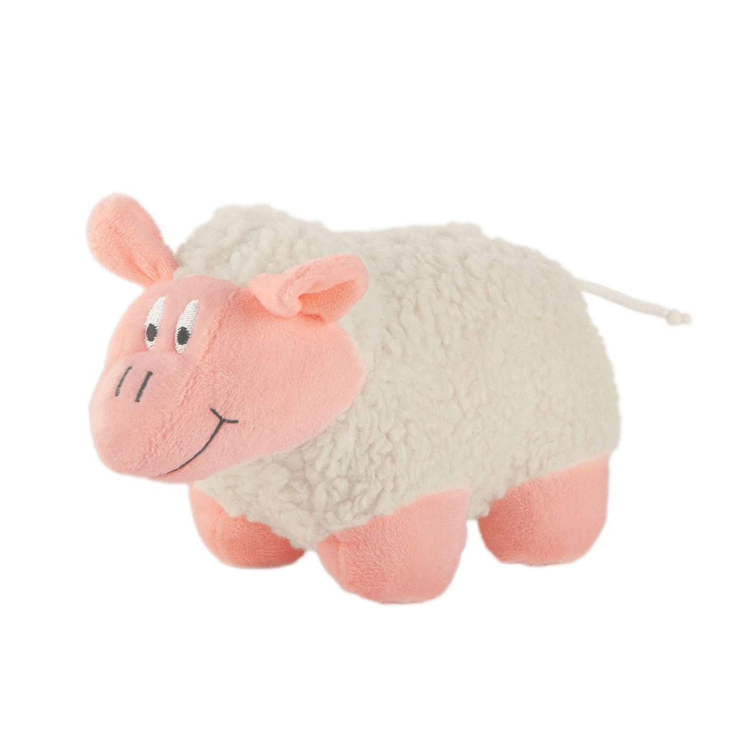 Fleecy Lamb Squeaker Dog Toy, Each - Pet's Shop