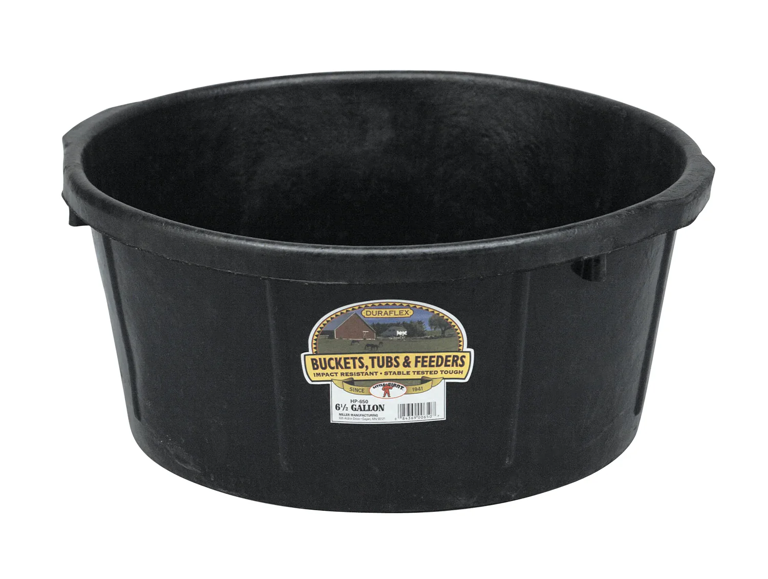 Rubber All-Purpose Tub, 6.5 Gallon - Pet's Shop