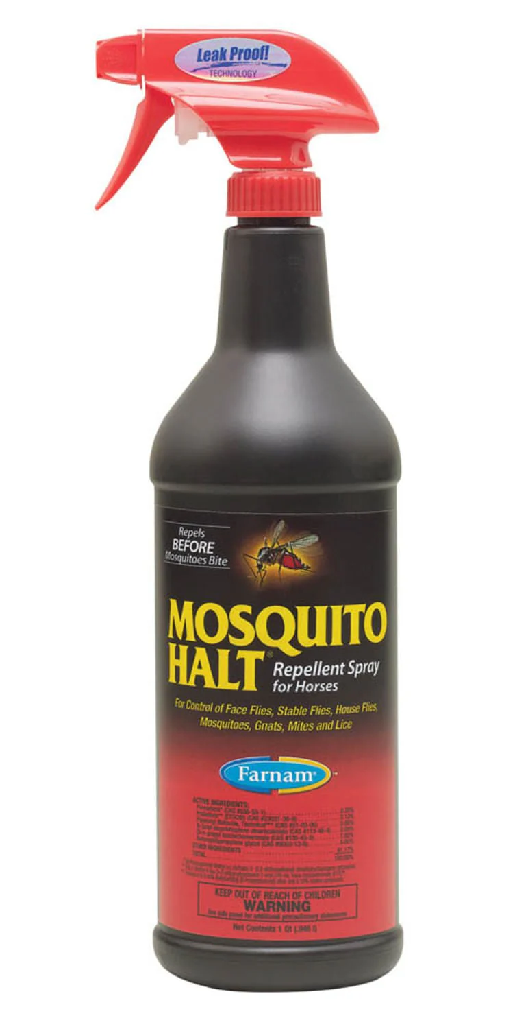 Mosquito Halt Repellent Spray for Horses, 32 oz - Pet's Shop