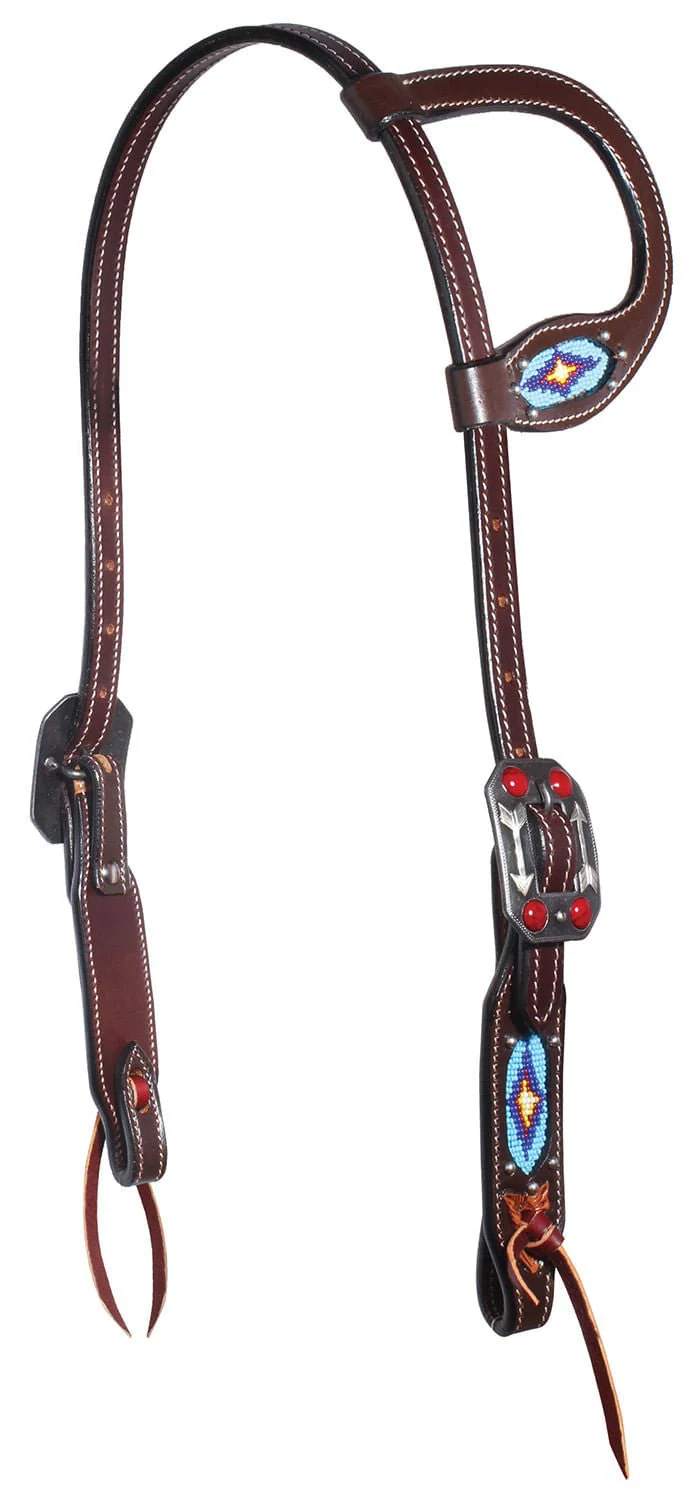 Professional's Choice Beaded One-Ear Headstall - Pet's Shop