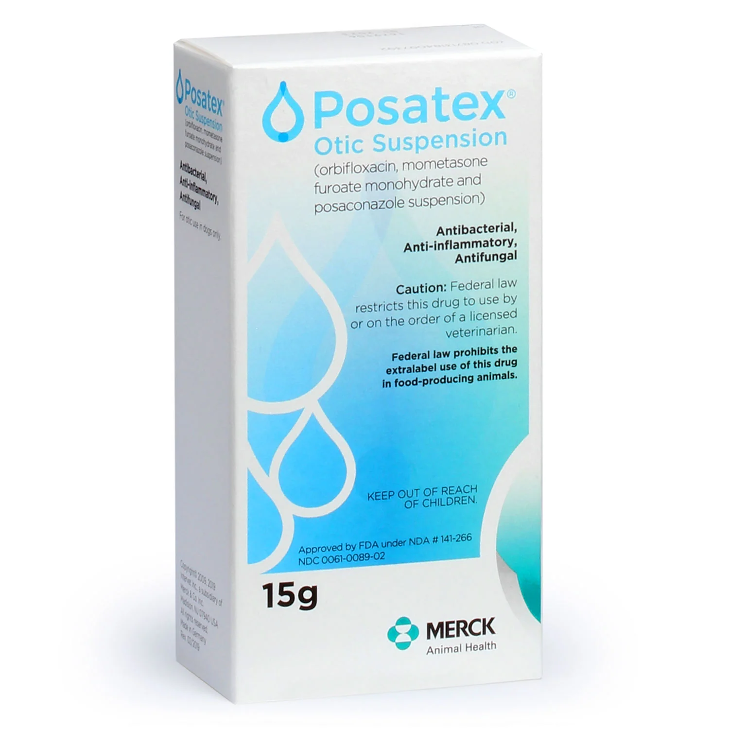 Rx Posatex Otic Suspension for Dogs, 15 gm Bottle - Pet's Shop
