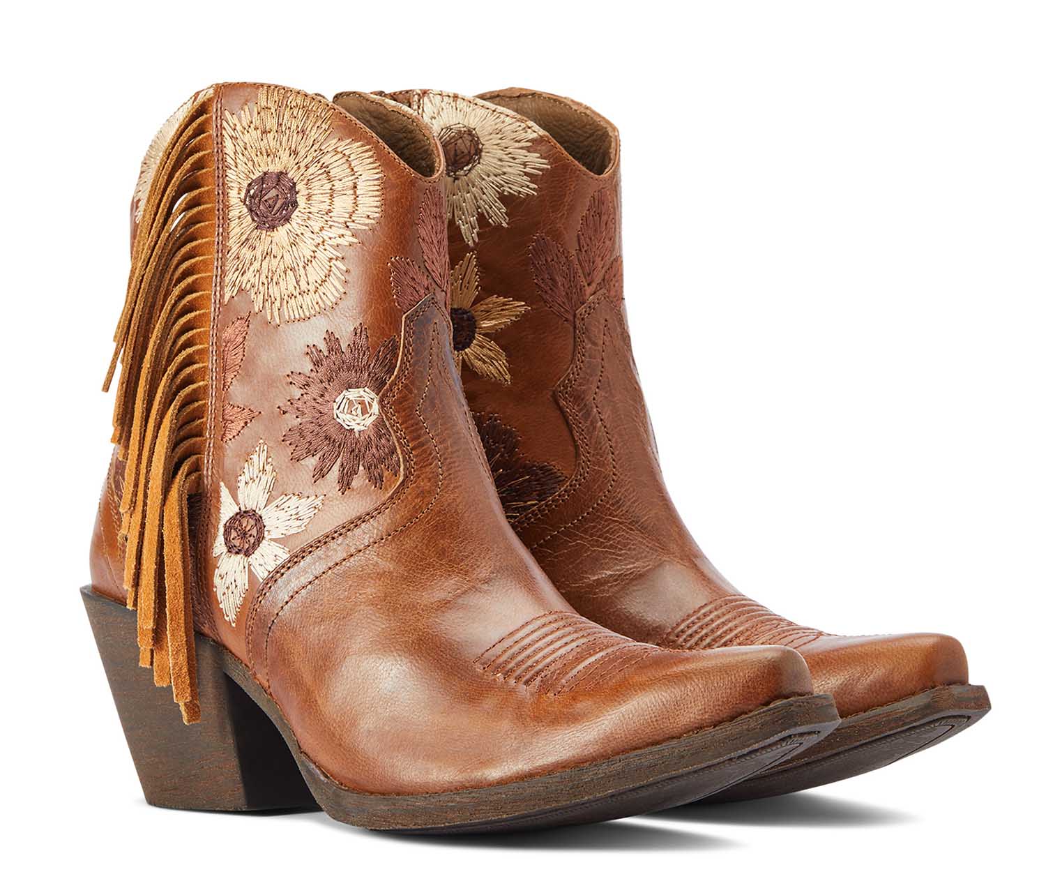 Ariat Women's Florence Western Boot, Tangled Tan - Pet's Shop
