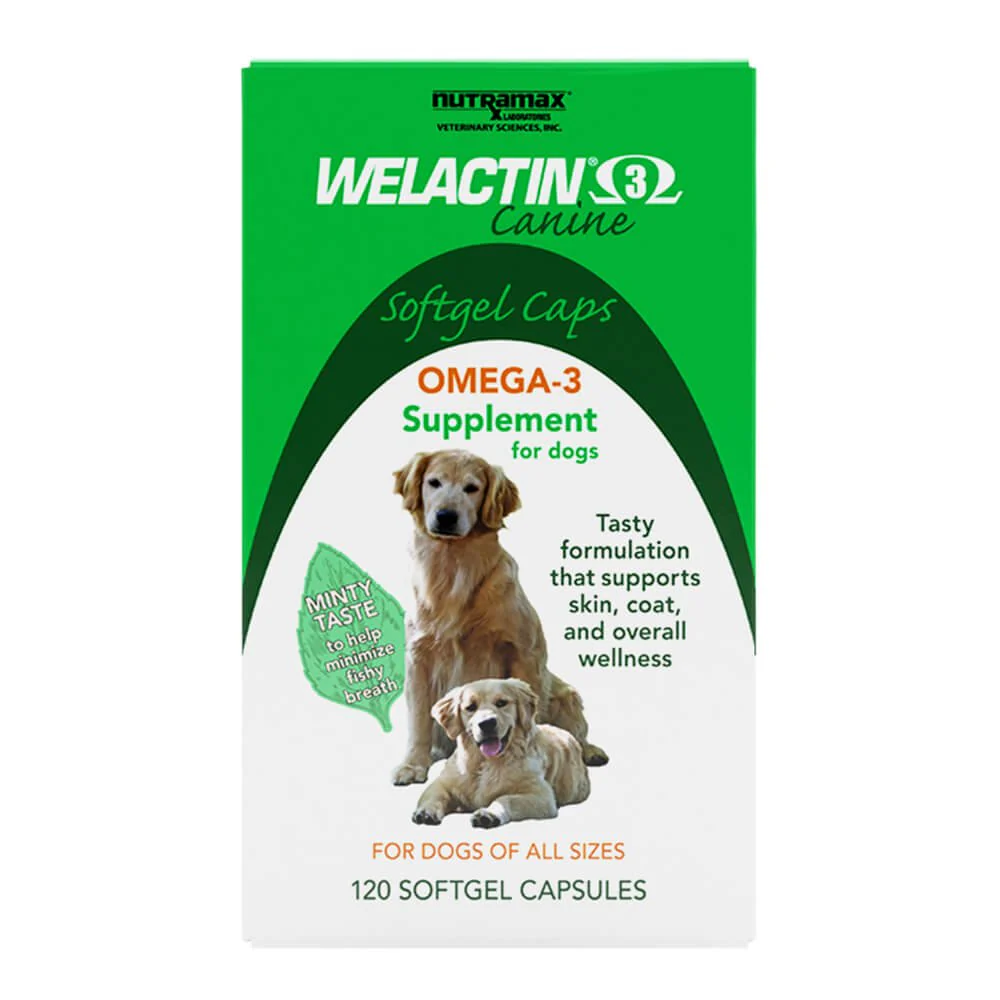 Nutramax Welactin Canine Softgels, 120 count - Pet's Shop