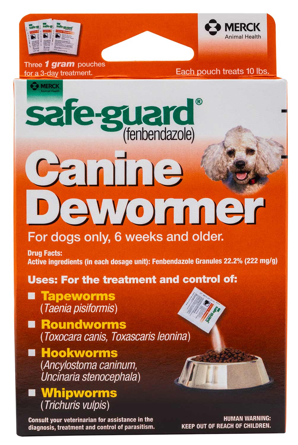 Safe-Guard Canine Fenbendazole Dewormer for Tapeworms, Roundworms, Hookworms, & Whipworms - Pet's Shop