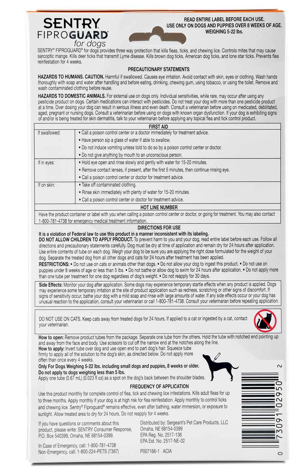 FiproGuard for Dogs - Pet's Shop