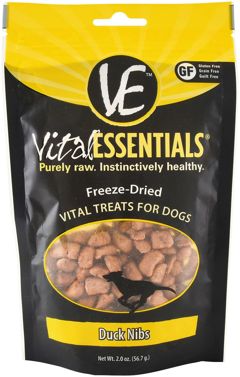 Vital Essentials Freeze-Dried Duck Nibs Dog Treats - Pet's Shop