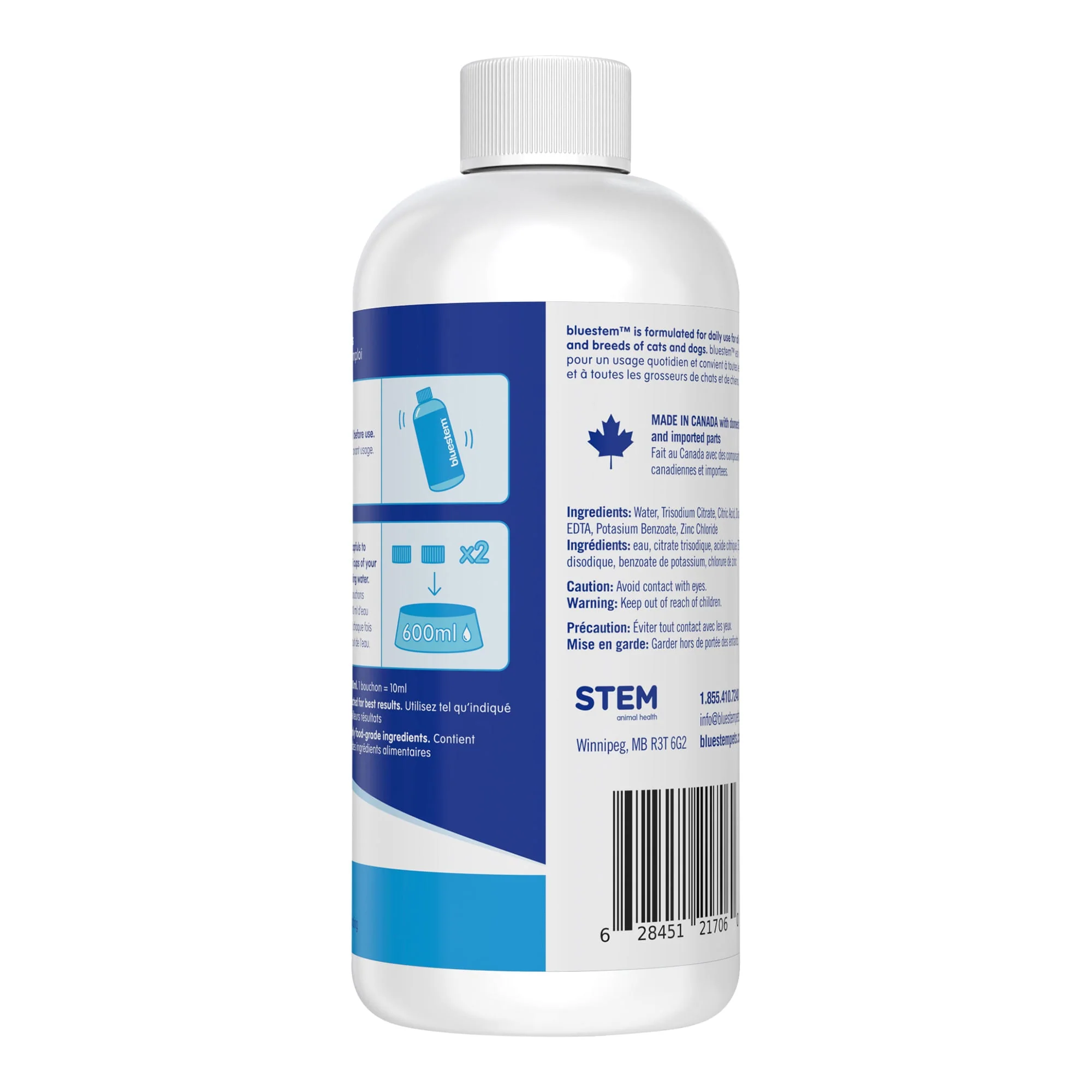 bluestem Fresh Breath Plaque & Tartar Control Water Additive for Dogs & Cats - Pet's Shop