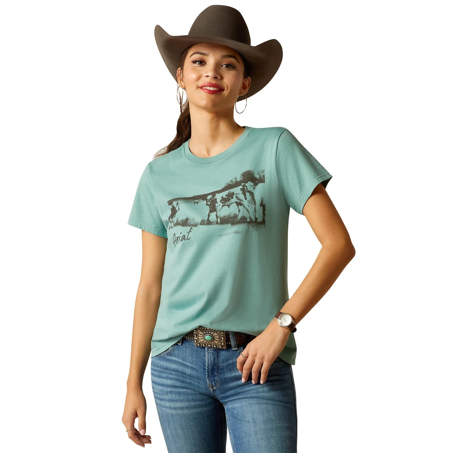 Ariat Women's Wholesome Heifer Shortsleeve Shirt - Pet's Shop