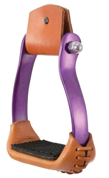 Polished Aluminum Barrel Racer Stirrups - Pet's Shop