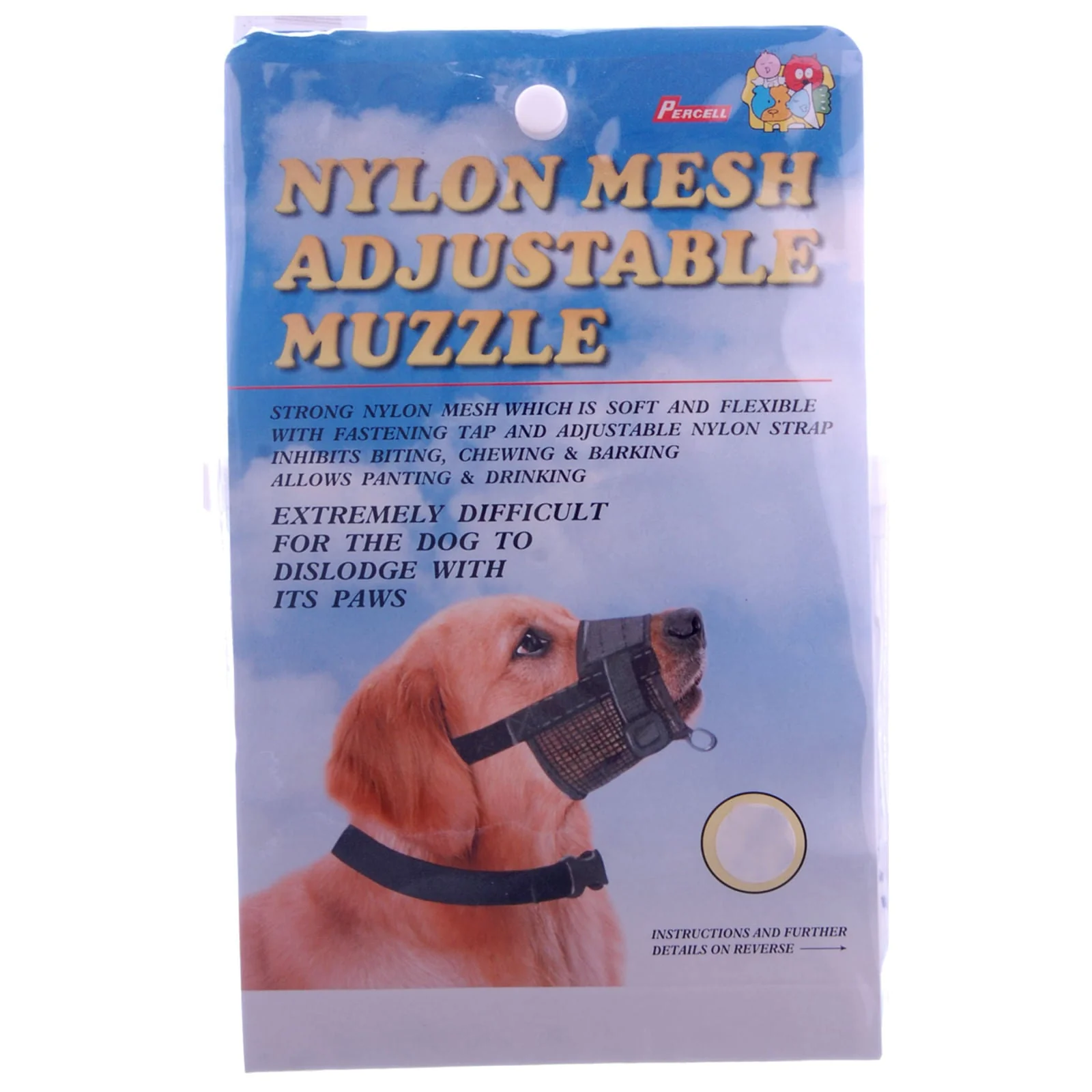 Nylon Mesh Adjustable Dog Muzzle - Pet's Shop