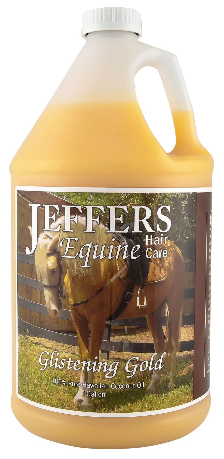 Equine Glistening Gold All-Natural Tearless Horse Shampoo with Pure Hawaiian Coconut Oil - Pet's Shop
