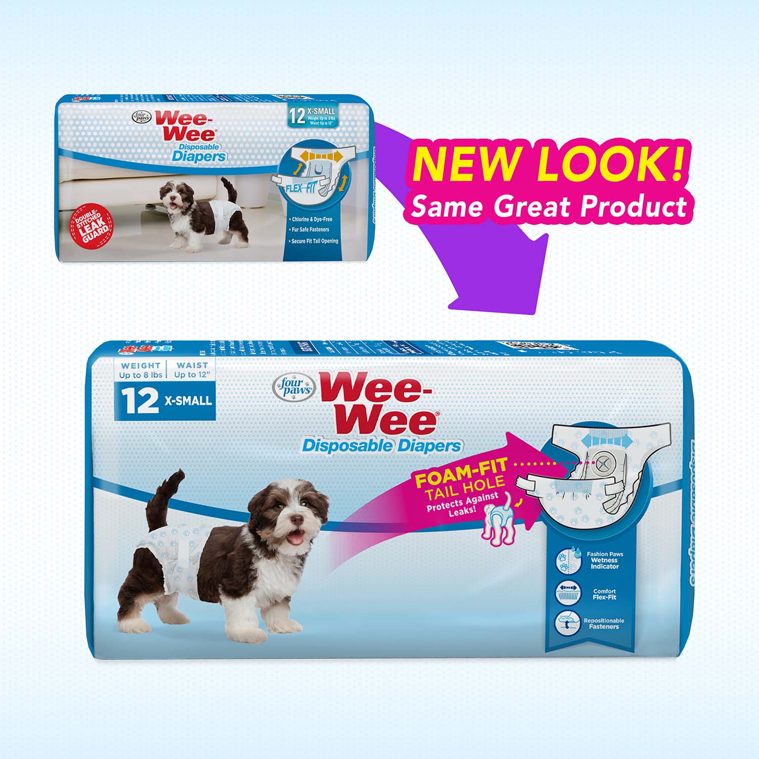 Wee-Wee Disposable Dog Diapers - Pet's Shop