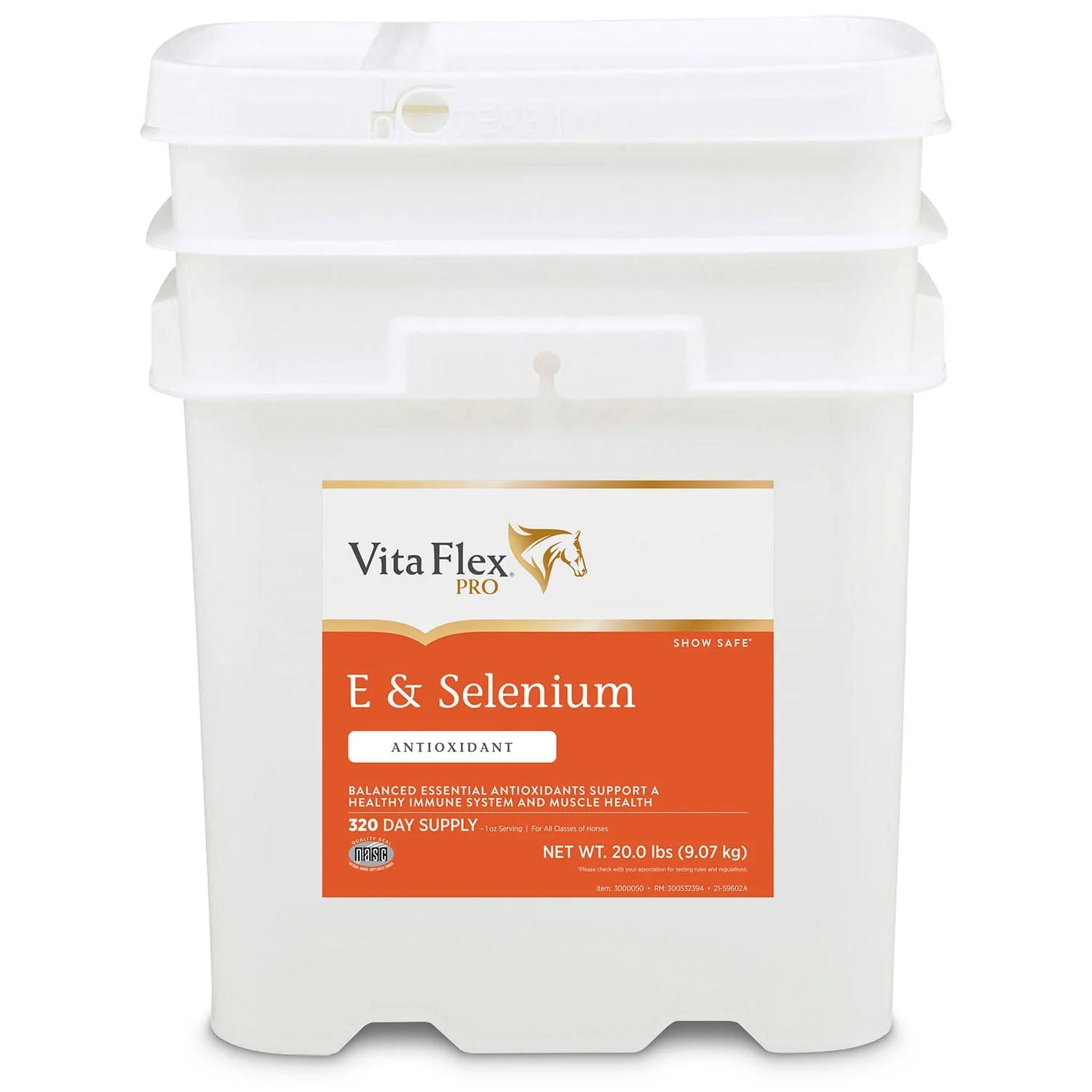 Vita Flex E and Selenium Supplement for Horses, Balanced Essential Antioxidants - Pet's Shop