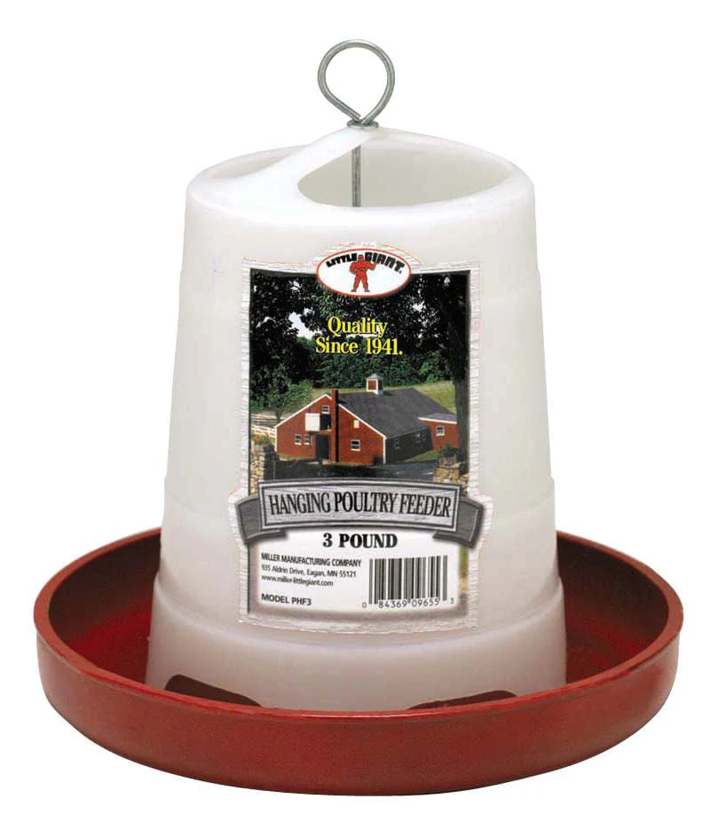 Little Giant Plastic Hanging Chicken Feeders - Pet's Shop