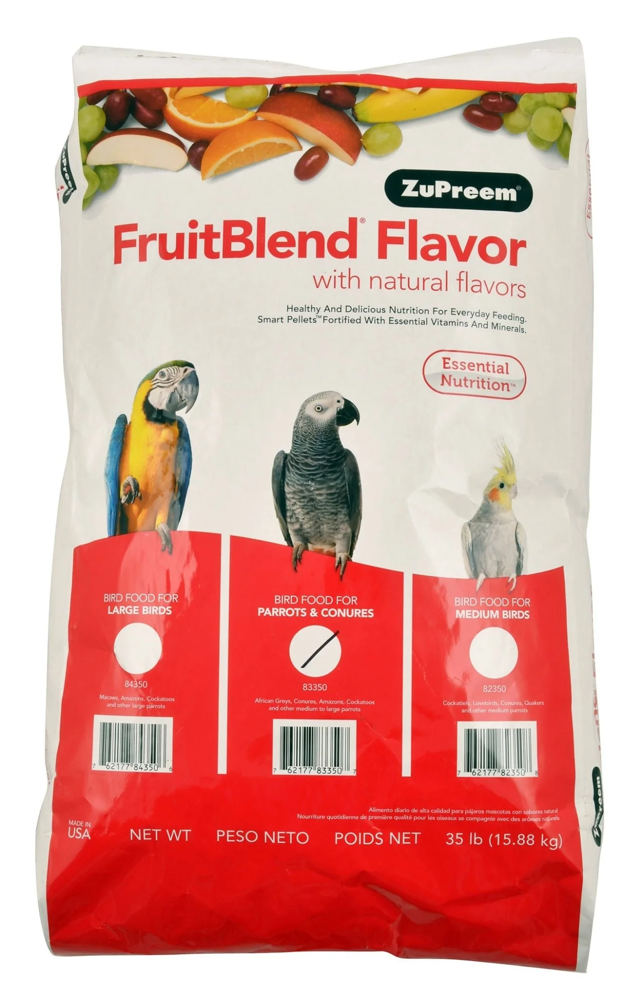 ZuPreem FruitBlend, 35 lb - Pet's Shop