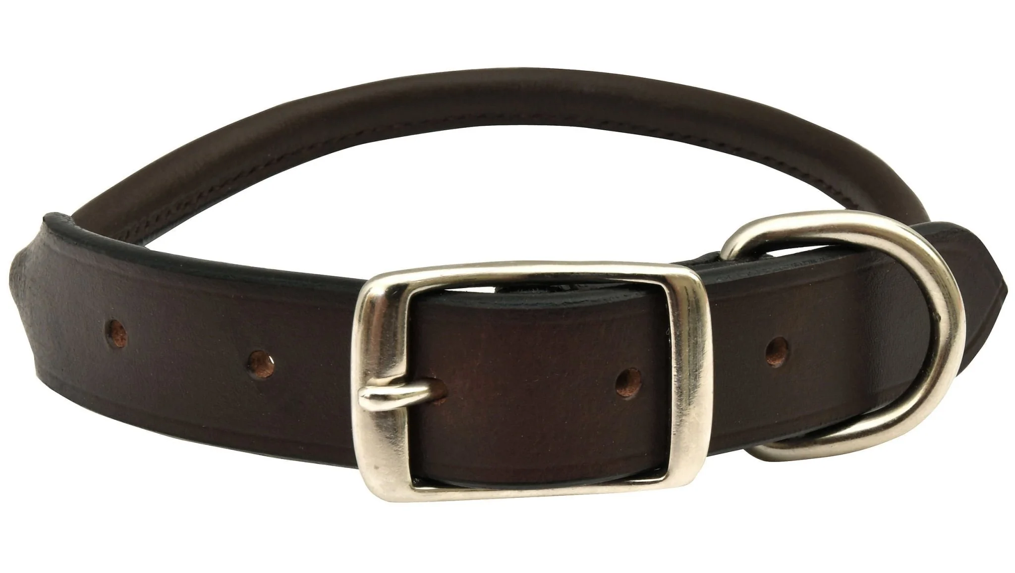 Premium Rolled Leather Collar - Pet's Shop