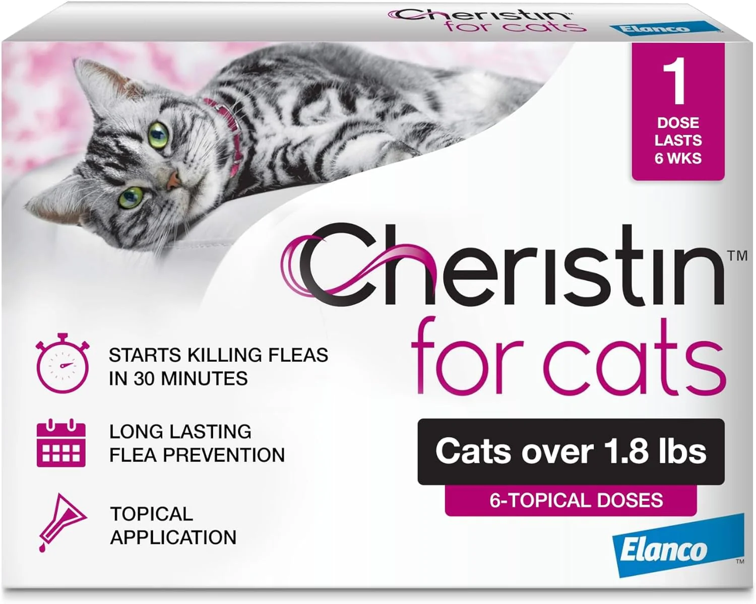 Cheristin Topical Flea Treatment for Cats - Pet's Shop