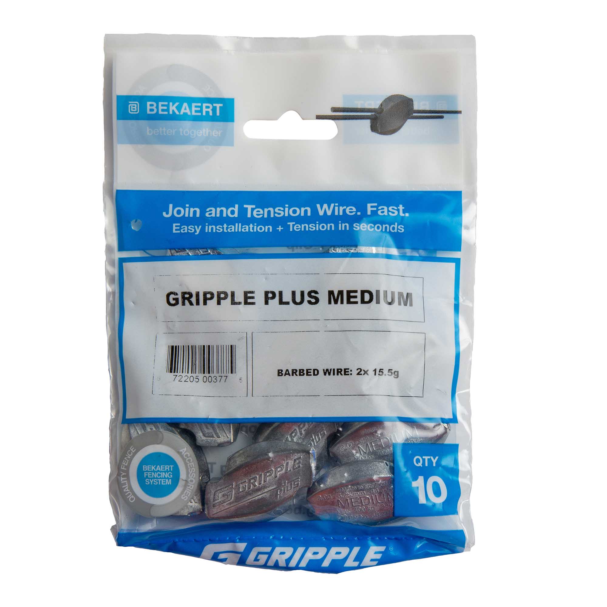 Gripple Plus Medium Joiner, 10 ct Bag - Pet's Shop