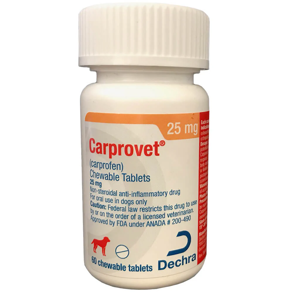 Rx Carprovet (carprofen) Pain Relief Tablets for Dogs - Pet's Shop