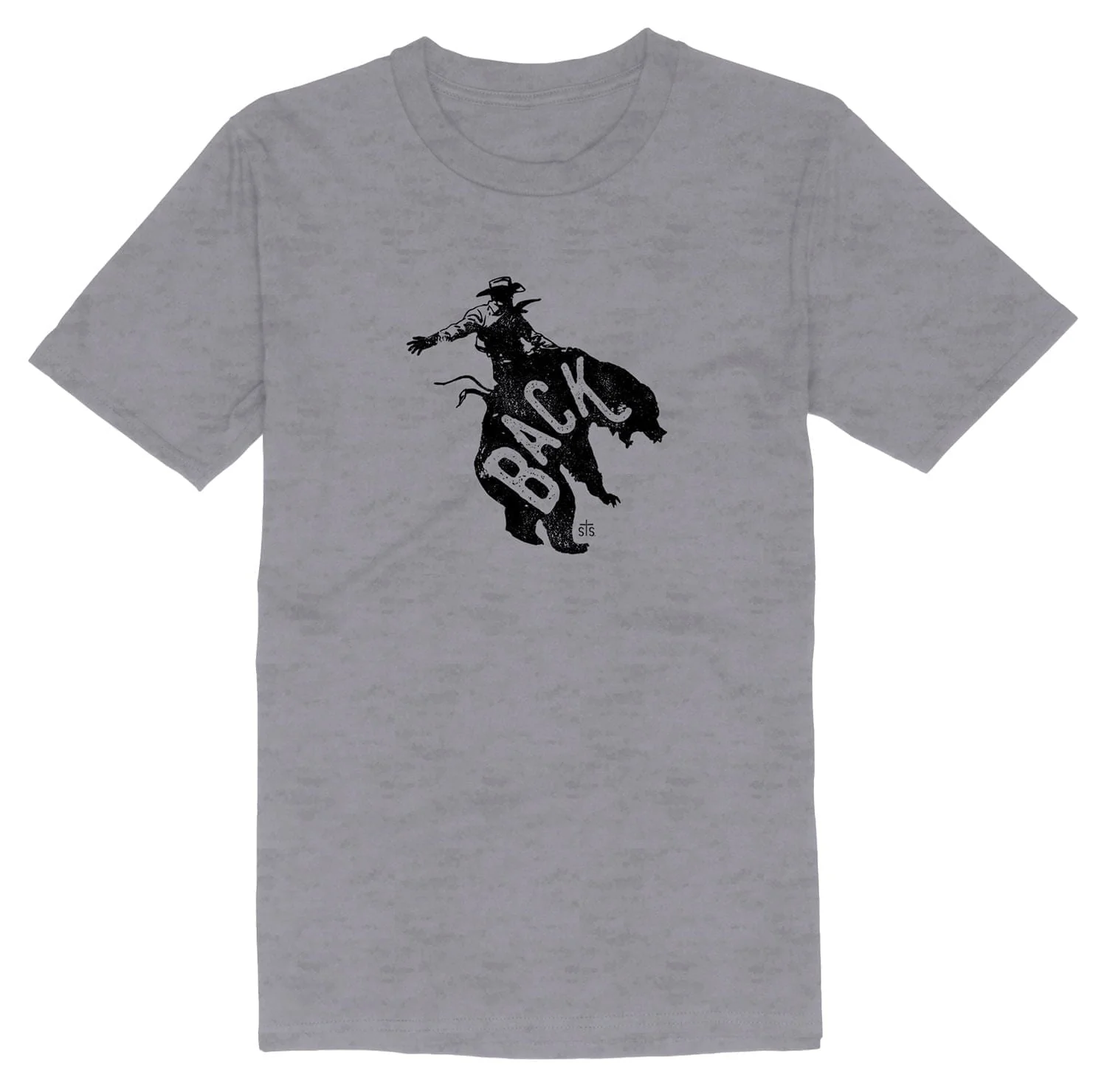 STS Ranchwear Bareback Tee, Gray - Pet's Shop