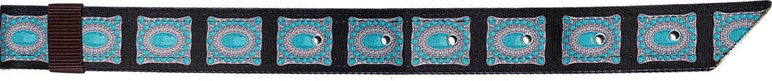 Turquoise Concho Print Off Billet w/ Keeper - Pet's Shop