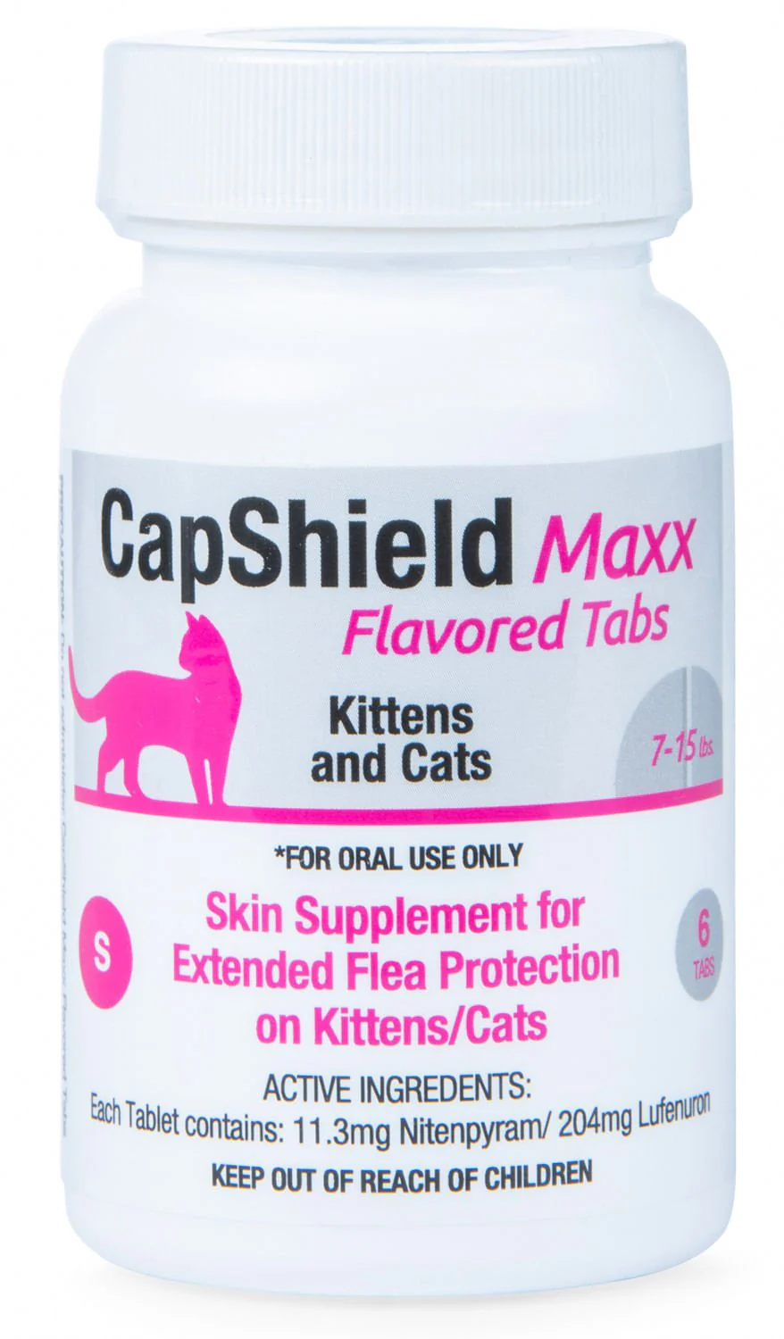 CapShield Maxx Flavored Tabs for Cats, 7-15 lbs - Pet's Shop