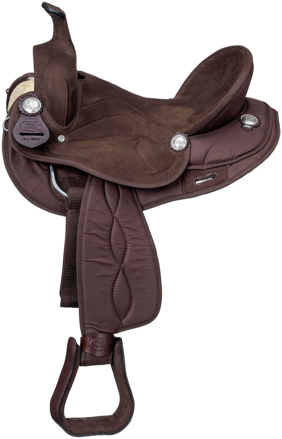 King Series Suede Seat Synthetic Trail Saddle - Pet's Shop