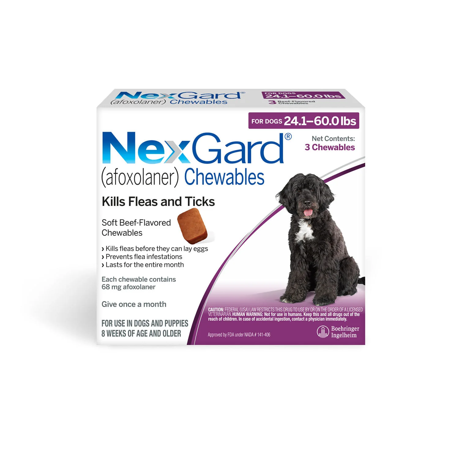NexGard Flea and Tick Chewables for Dogs - Pet's Shop
