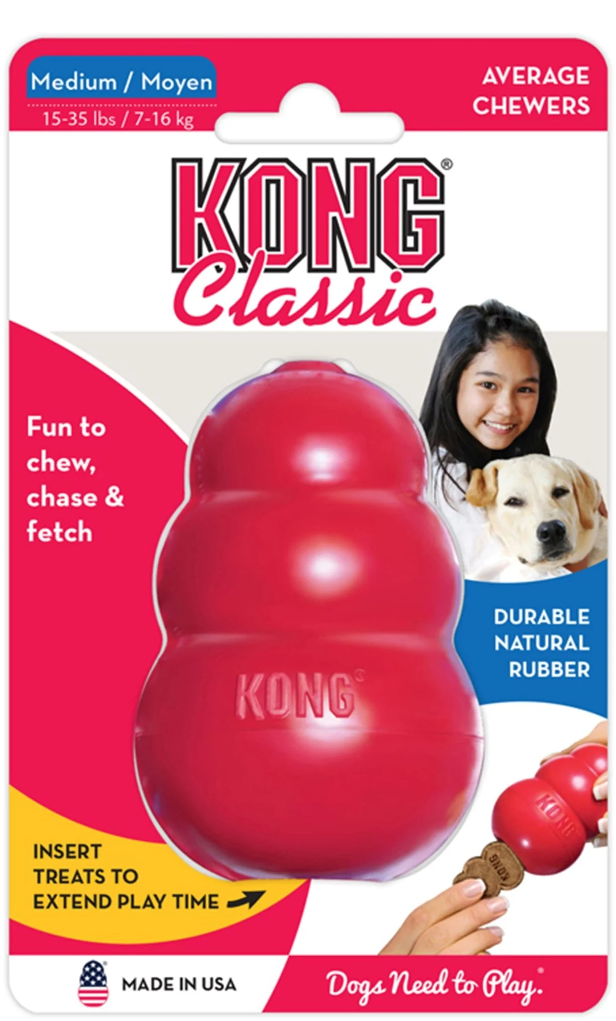 KONG Classic Dog Toy - Pet's Shop