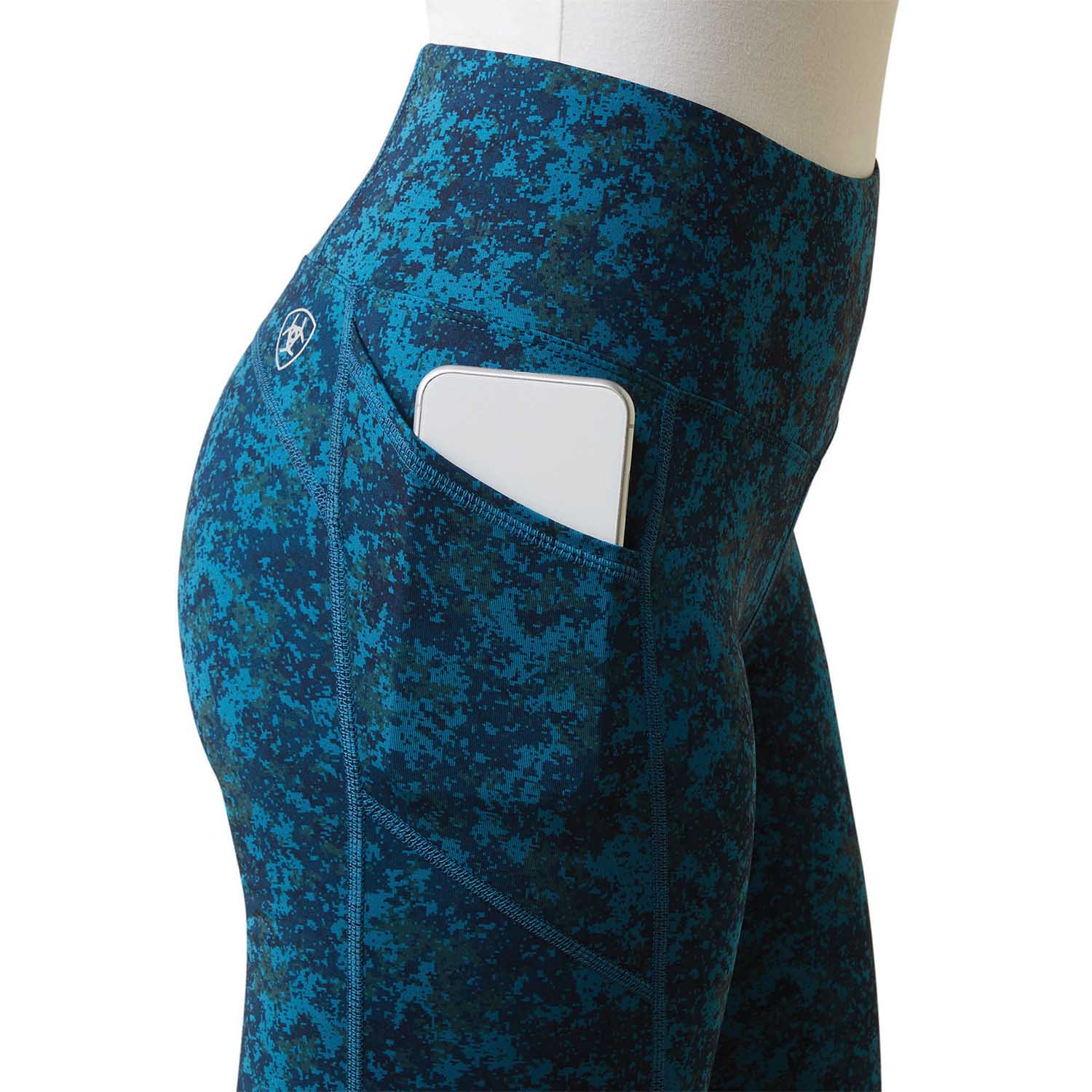 Ariat Eos Full Seat Riding Tight, Deep Petroleum Camo - Pet's Shop