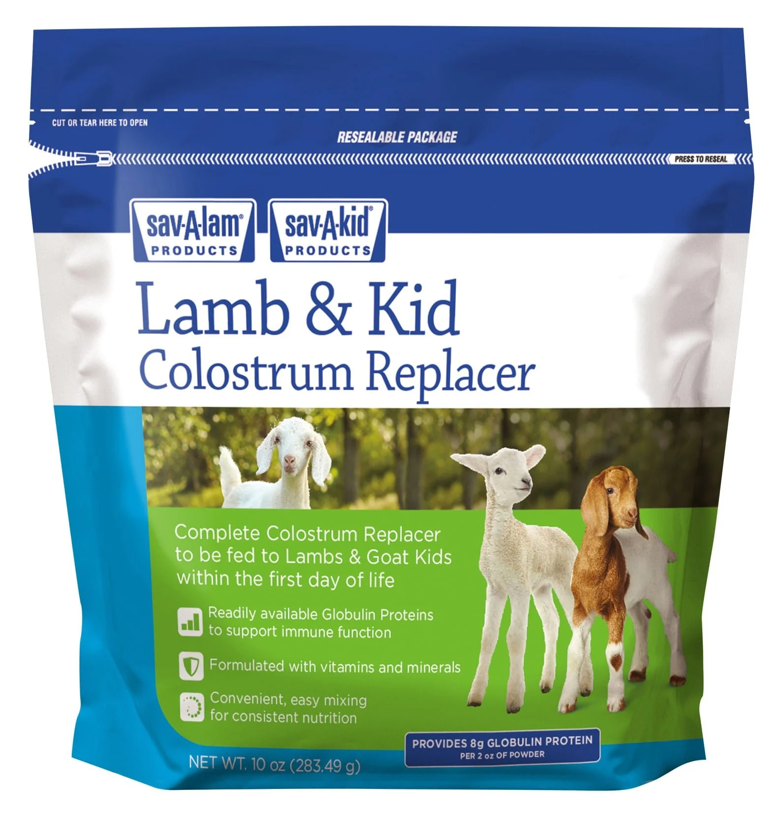 Sav-A-Lam & Kid Colostrum Replacer, 10 oz - Pet's Shop