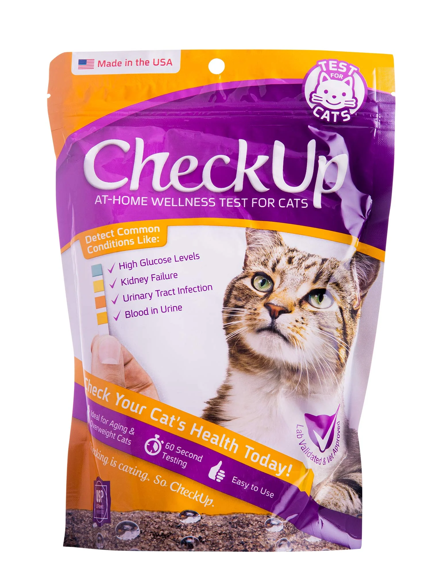 CheckUp At Home Wellness Test Kit for Cats - Pet's Shop