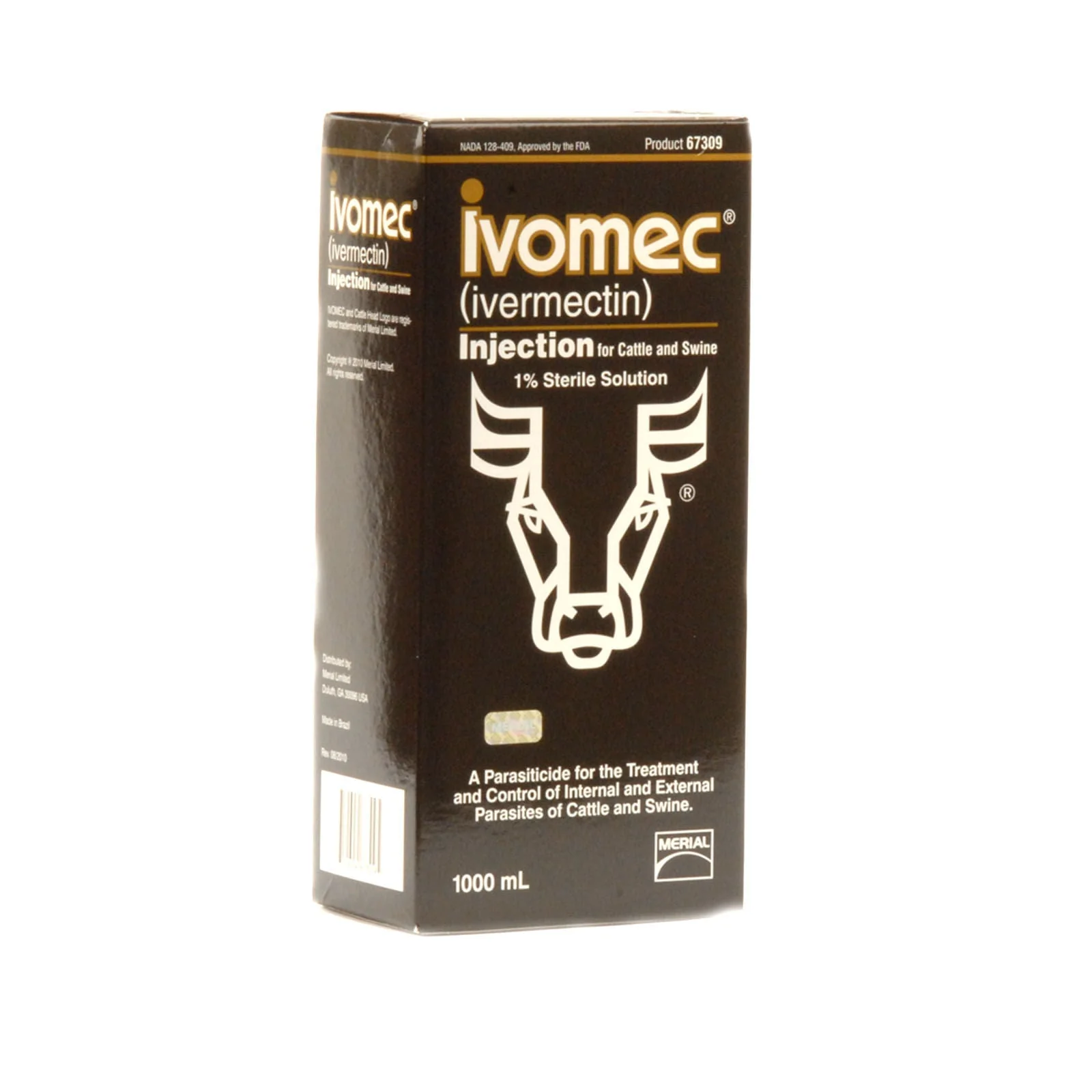 IVOMEC Injection (1%) Wormer for Cattle & Swine - Pet's Shop