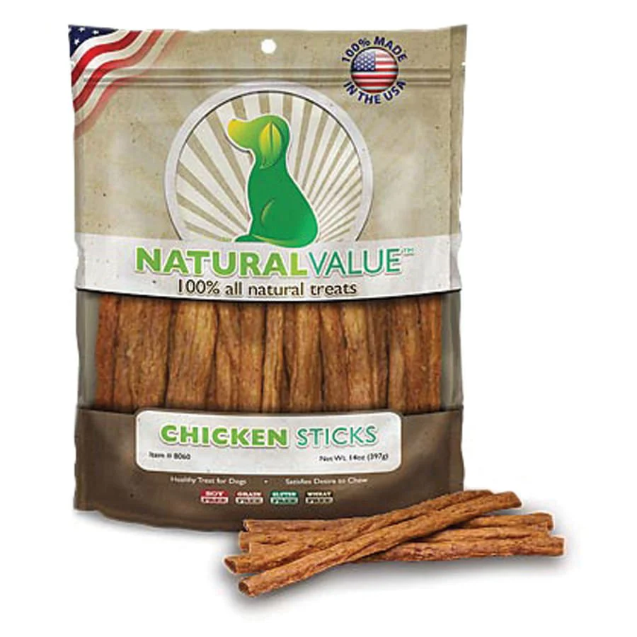 Natural Value Treat Sticks, 14 oz - Pet's Shop
