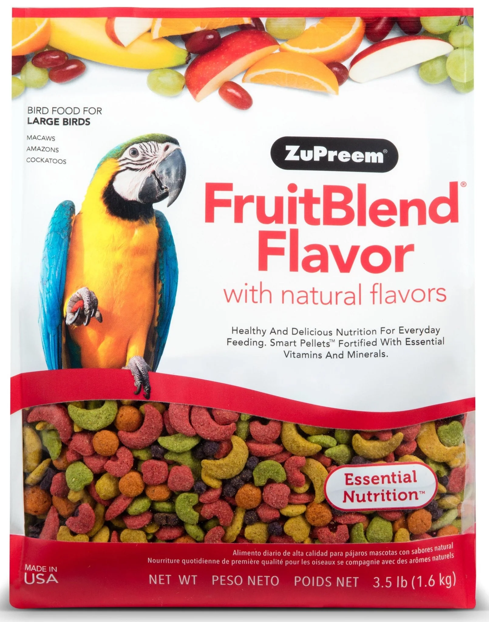 Zupreem FruitBlend Flavor Bird Food - Pet's Shop