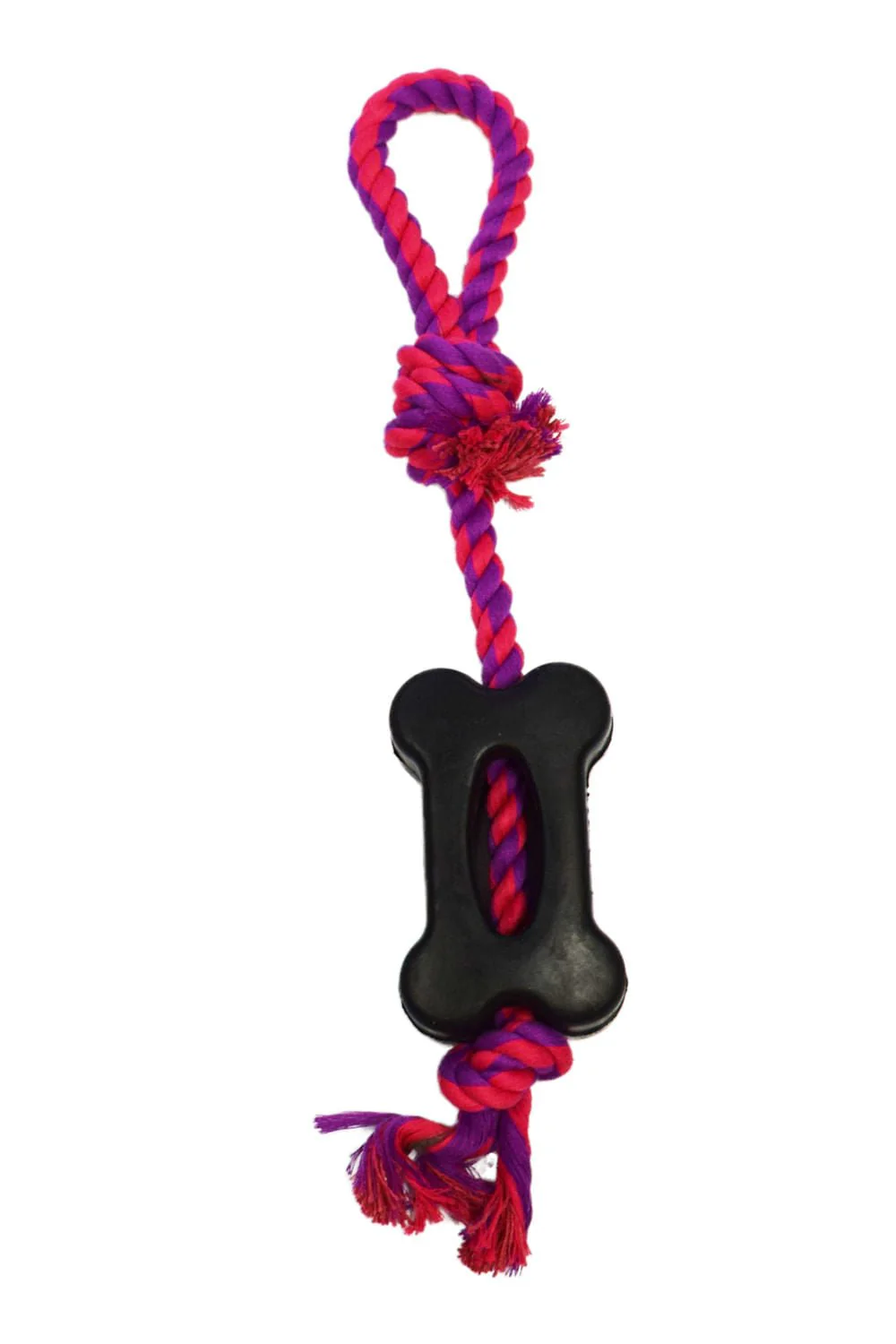 Bone with Rope Handle Toy - Pet's Shop
