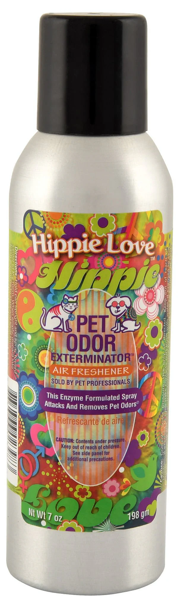 Pet Odor Exterminator Air Freshener Spray, Hippie Love, 7 oz - Pet's Shop