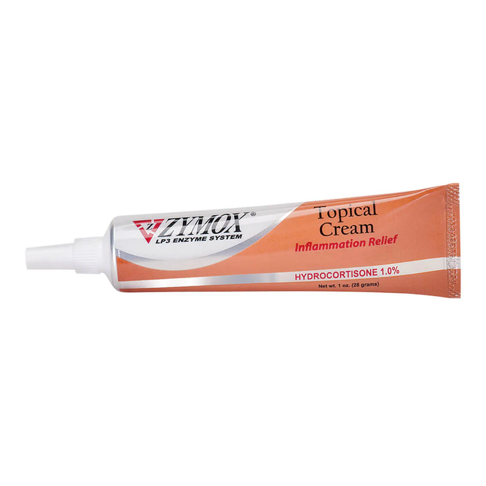 Zymox Topical Cream with 1% Hydrocortisone, 1 oz - Pet's Shop