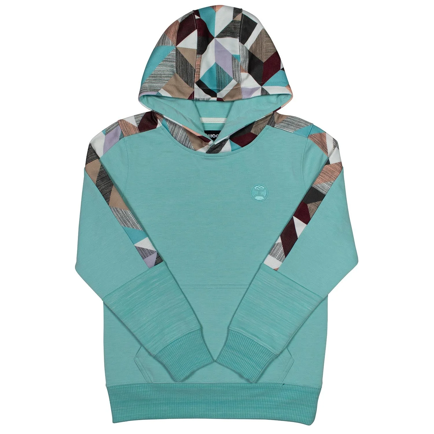Hooey Canyon Ladies' Hoodie, Turquoise/Multi - Pet's Shop