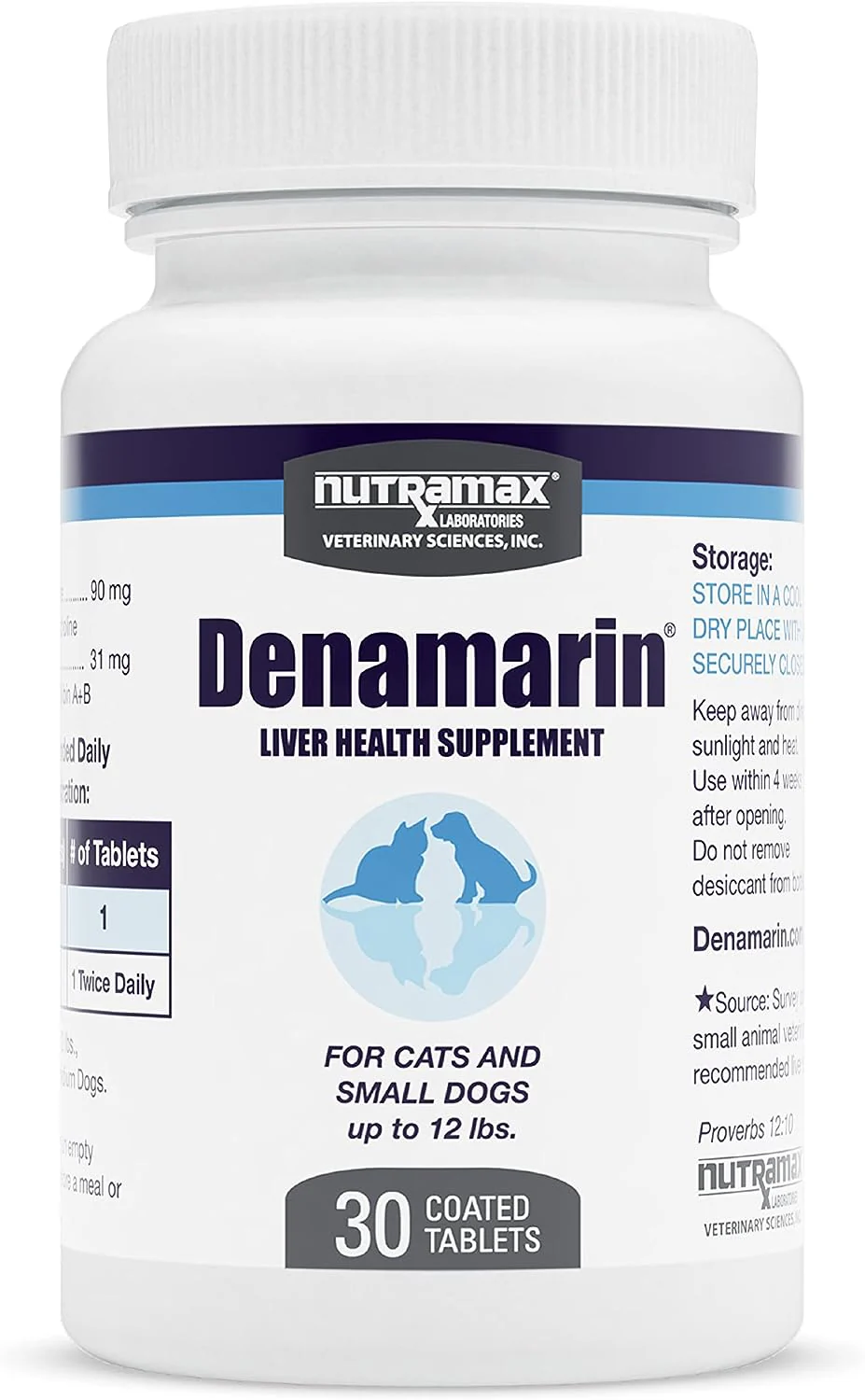 Nutramax Denamarin Liver Health Tablets for Dogs and Cats - Pet's Shop