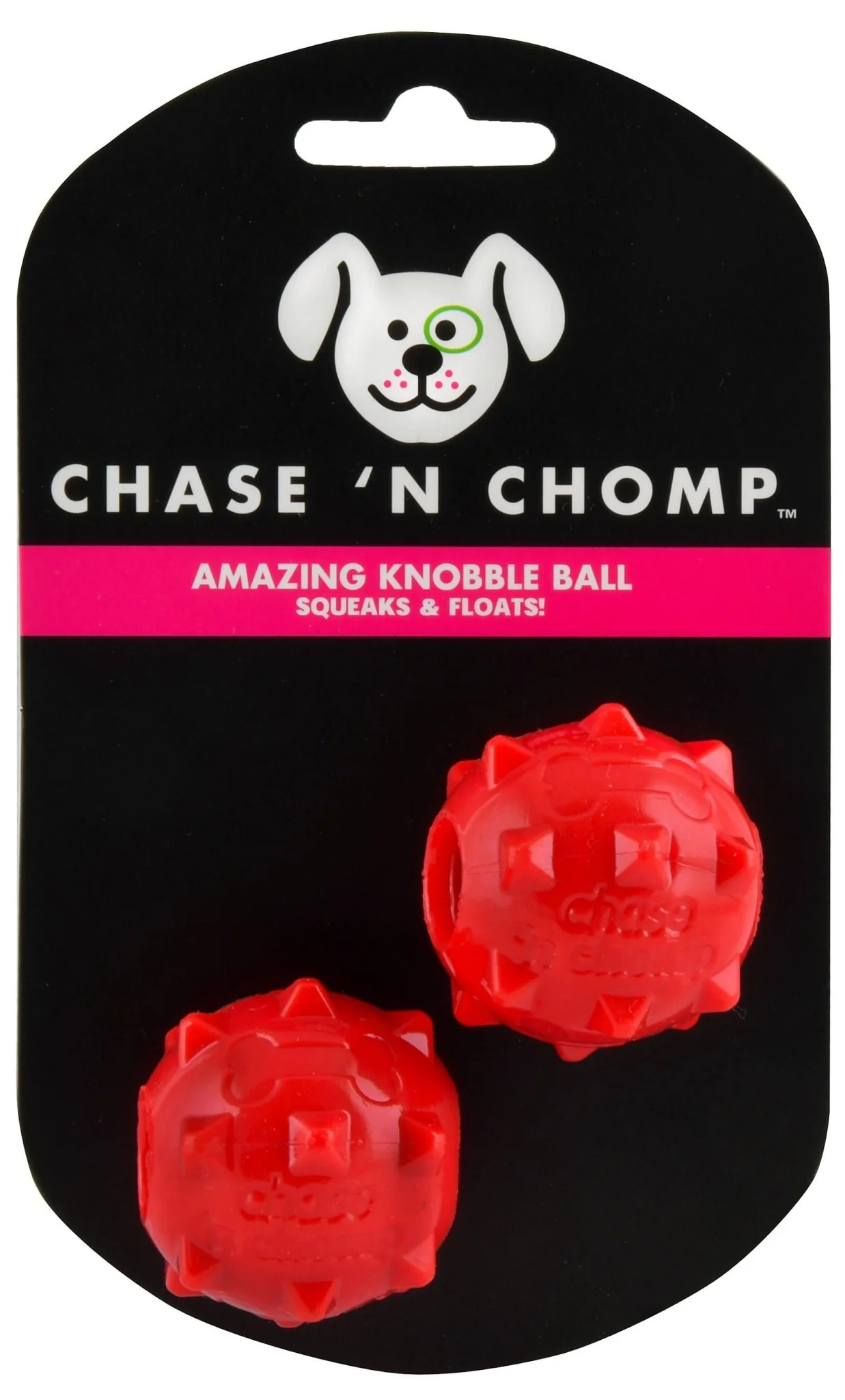 Amazing Knobble Ball Squeak & Float Dog Toy - Pet's Shop