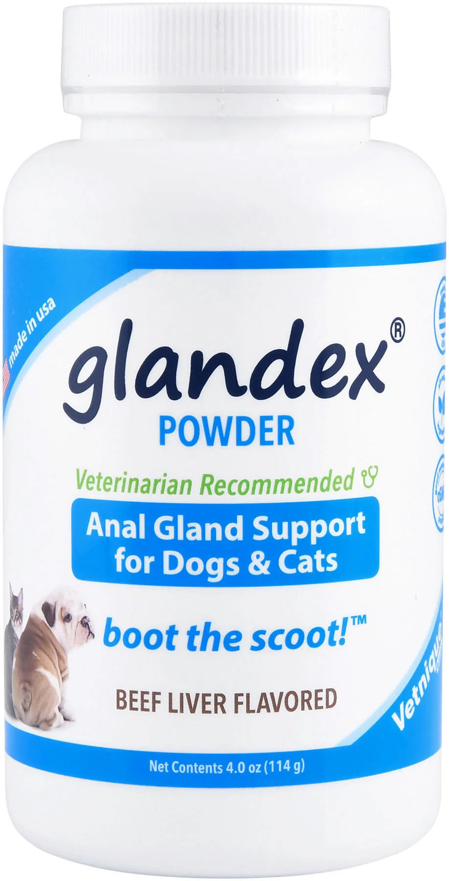 Glandex Powder for Dogs and Cats, Beef Liver Flavor - Pet's Shop
